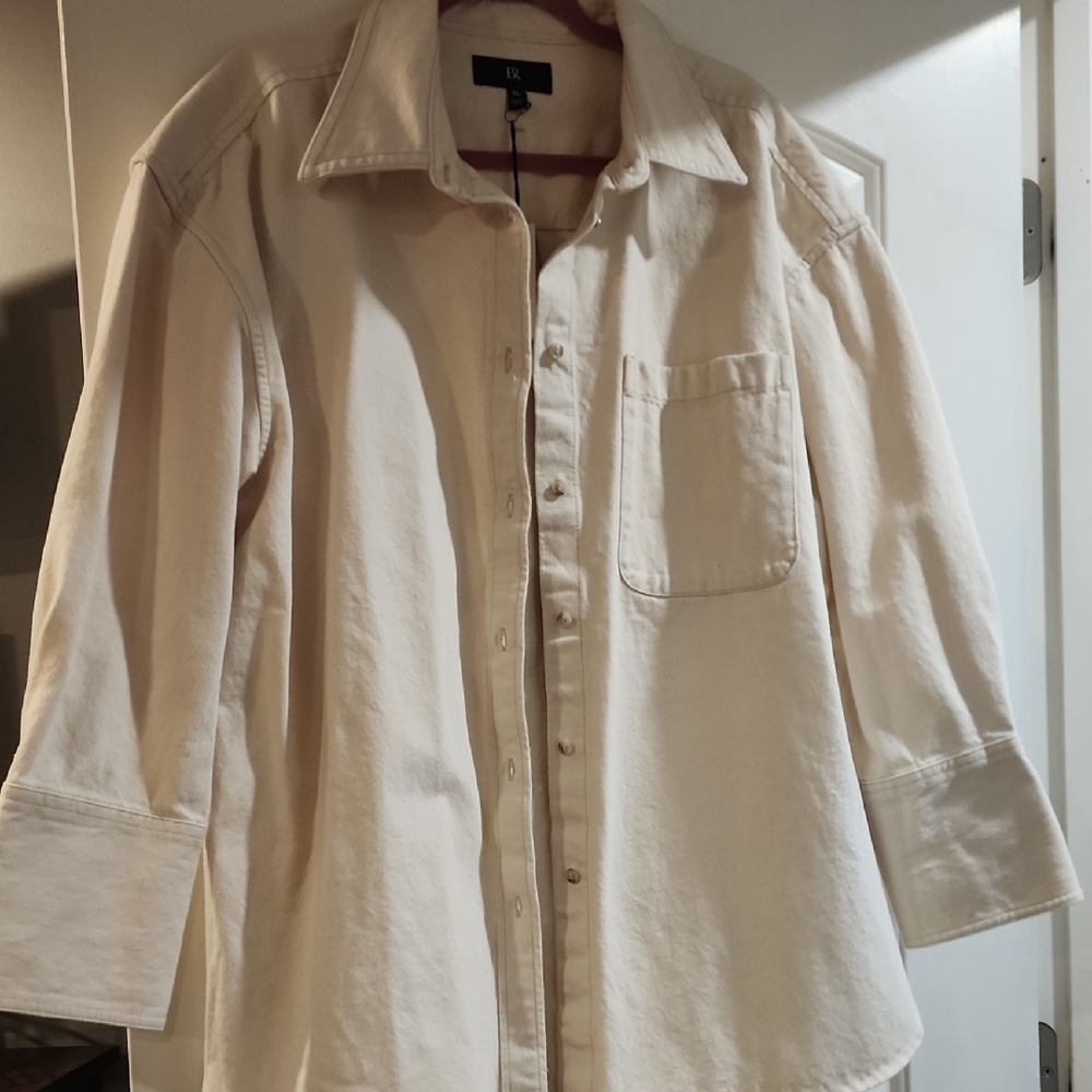 Banana Republic Cream Shirt